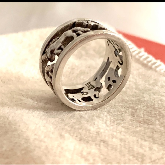 RARE RETIRED James Avery Unicorn band ring 4 - Picture 6 of 15